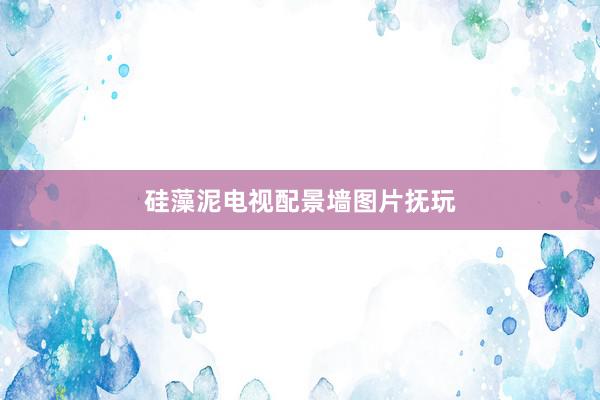 硅藻泥电视配景墙图片抚玩